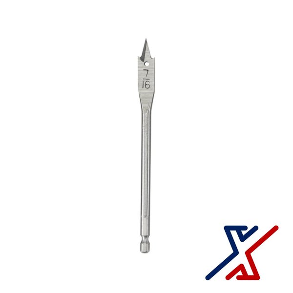 X1 Tools 7/16 in. x 6 in. Long Spade Bit / Paddle Bit / Wood Bit 36 Bits by X1 Tools X1E-CON-BIT-SPA-2044x36